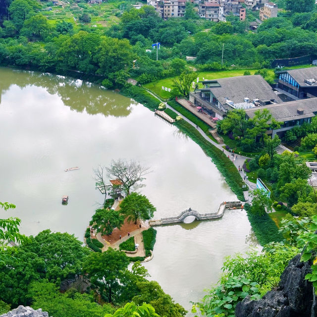 【穿山公園】不到半小時登頂穿北亭，俯瞰桂林市景