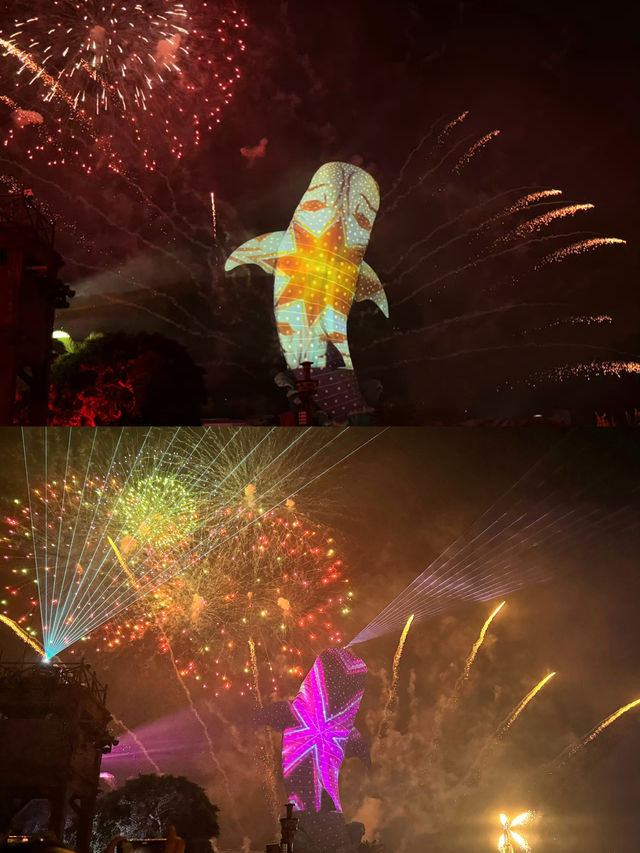 長隆煙花節把浪漫定格在夏天了
