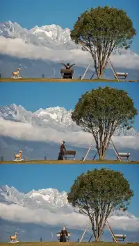 玉龍雪山打卡機位日照金山