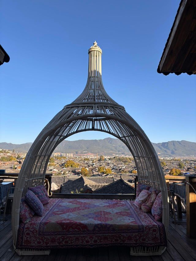 麗江古城著名觀景餐廳。。。 麗江古城著名觀景餐廳。。。