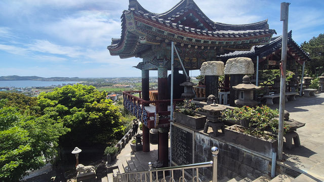 A Temple with Stunning Sea Views
