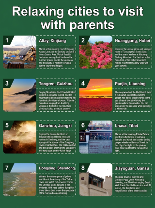 These 8 places are relaxing and comfortable for traveling with parents.