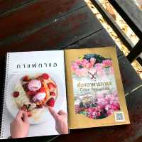 Dining in flower paradise
