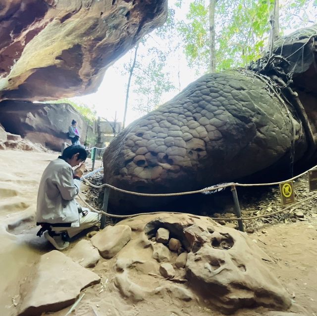 🏞️🌳แวะขอพรถ้ำนาคา ณ บึงกาฬ⛰️🌾