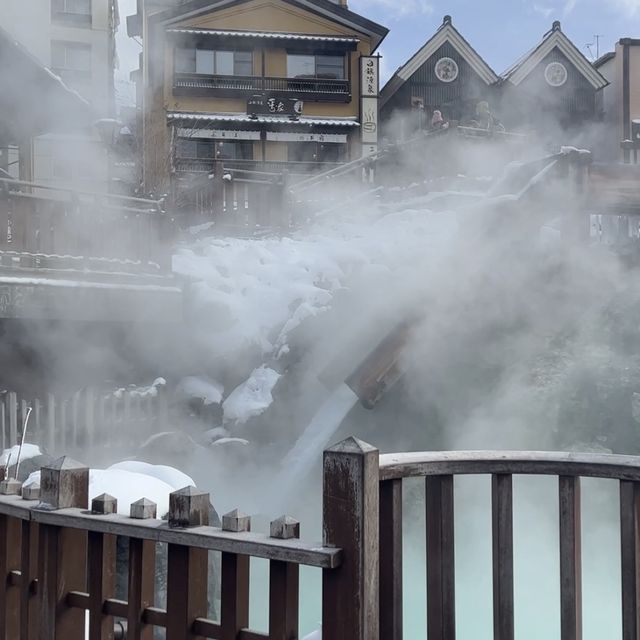 Hot-spring in Kusatsu japan