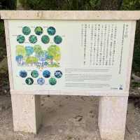 沖縄離島・竹富島「カイジ浜（星砂浜）」自然林のトンネル抜けて行くビーチ