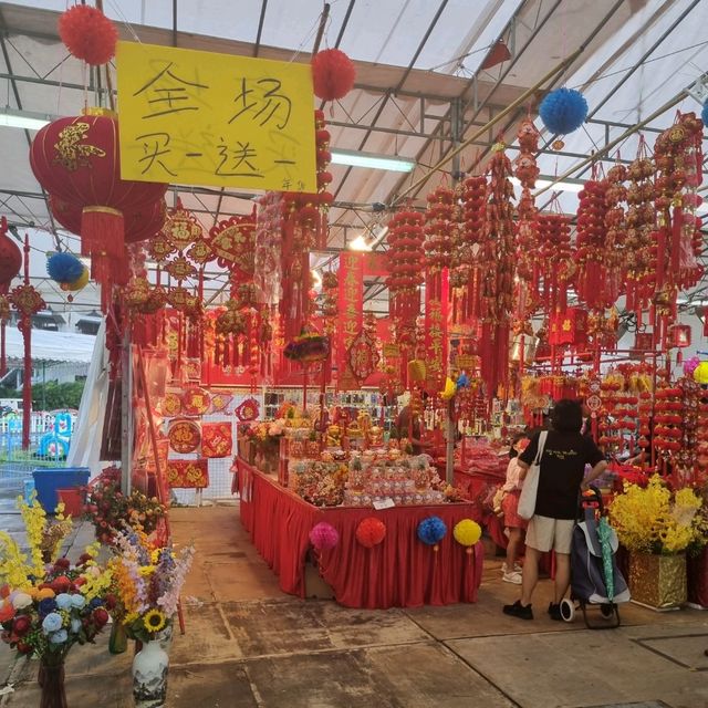 Chinese New Year Fair With Lots of Good Food