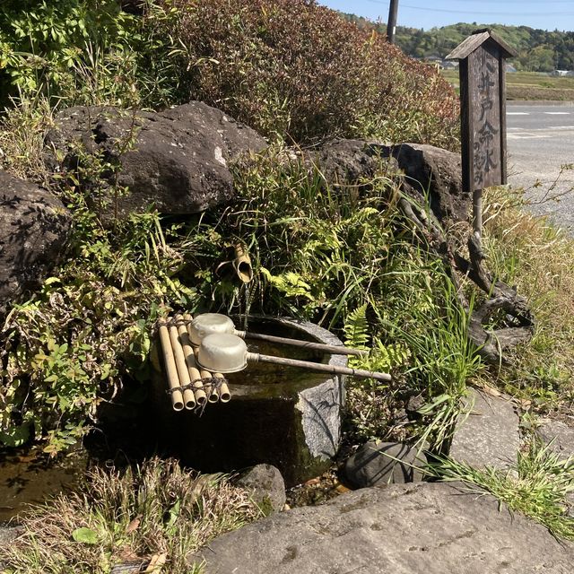 敷地内から湧く原水を使った手打ち蕎麦！
