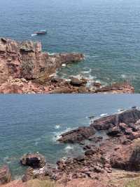 💗天然粉紅小島「赤洲」｜🌊海上岩石樂園