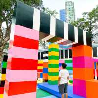 香港打卡｜荃灣彩色藝術裝置🌈