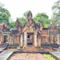 Bonteay Srei Tempple View in Siem Reap 