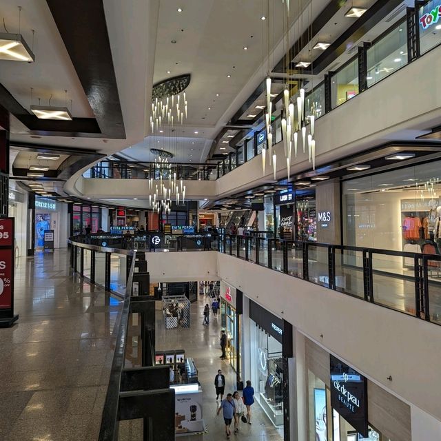 A beautiful modern shopping mall in Manila