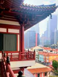 A Tranquil Escape at Buddha Tooth Relic Rooftop Garden