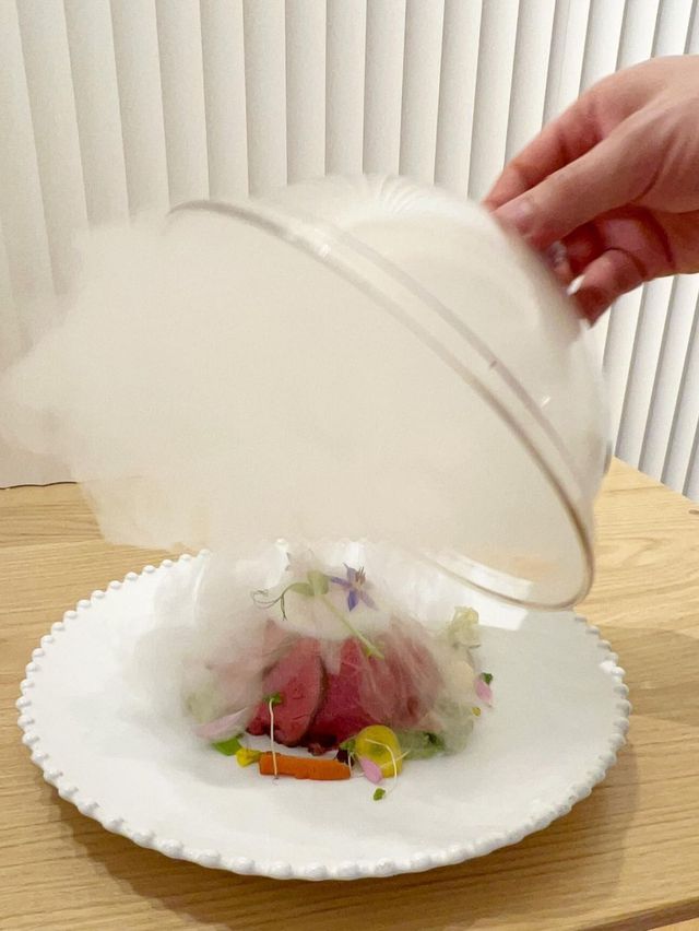 【福岡グルメ】もくもくと漂うアロマの香りがたまらないローストビーフ丼