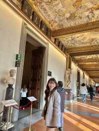 피렌체의 전경을 볼 수 있는 이탈리아 우피치미술관🇮🇹