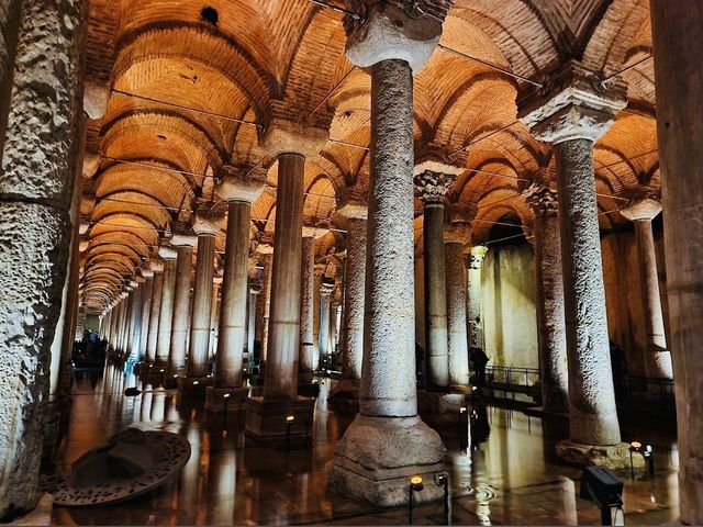 The Basilica Cistern in Istanbul 