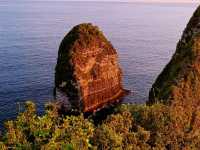 The Famous "Dragon" Beach on Nusa Penida