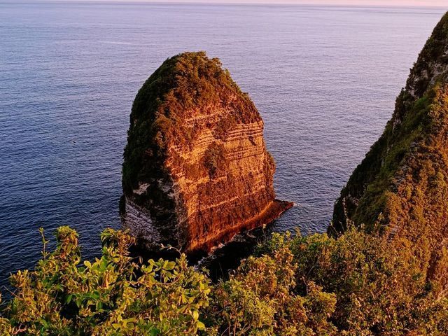 The Famous "Dragon" Beach on Nusa Penida