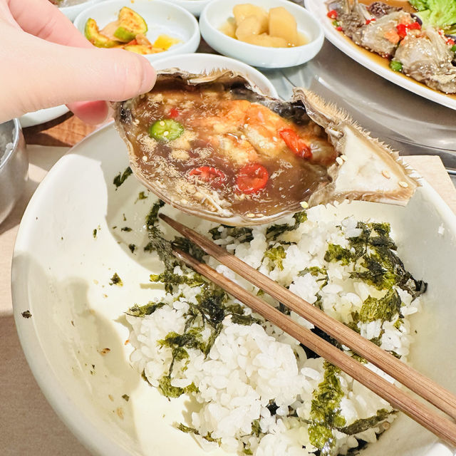 正宗韓式料理，必食醬油蟹🤤🤤