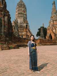 แต่งชุดไทย เที่ยววัดไชยวัฒนาราม อยุธยา