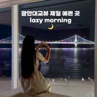 광안리 오션뷰 최강자 신상 숙소⭐️ 레이지모닝