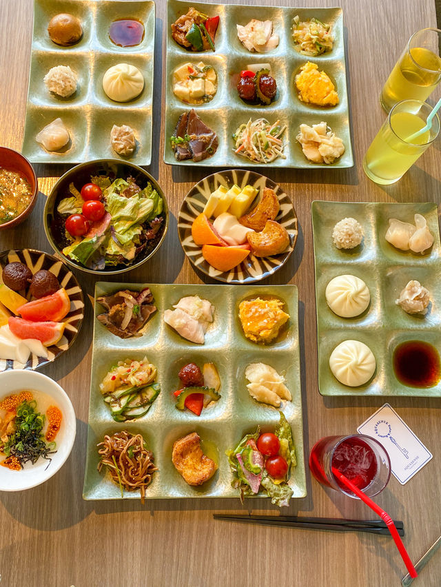 【沖縄 恩納村】AQUASENSE Hotel & Resort で朝食ビュッフェ️🩵