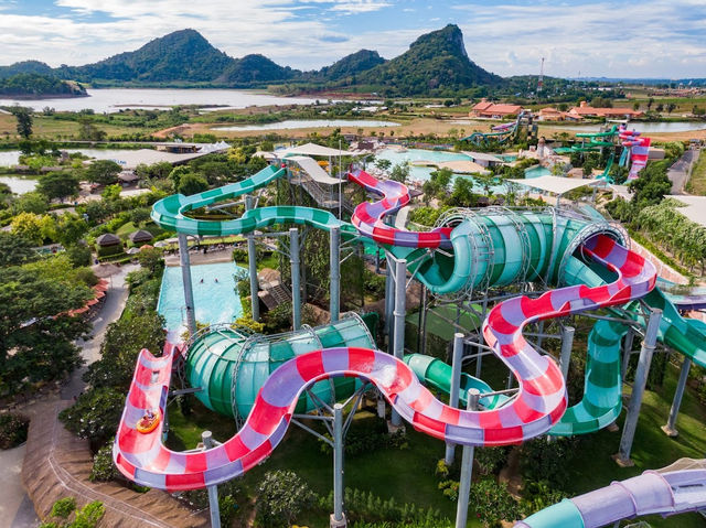 芭堤雅最大的羅摩衍那水上樂園🇹🇭