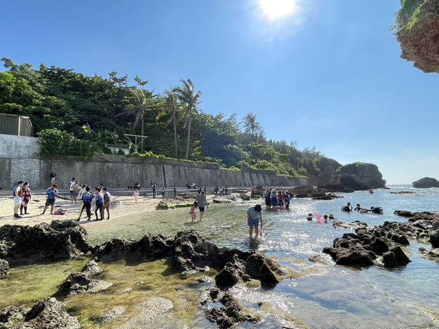 屏東琉球 知名景點可以看到海龜 花瓶石