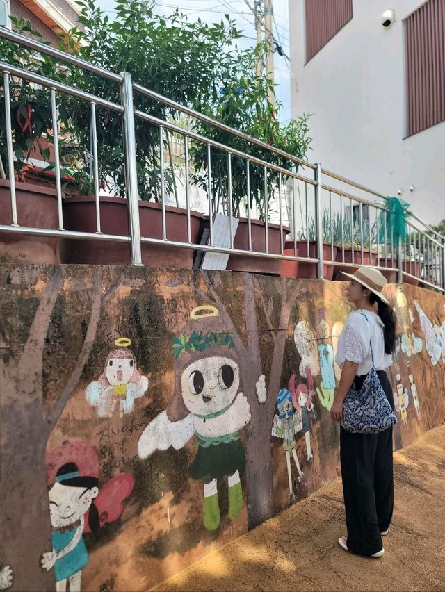 알록달록 예쁜 여수 오션뷰 벽화마을🩵