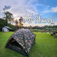 จุดกางเต็นท์เขาใหญ่ นอนท่ามกลางน้อนกวาง
