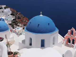 Greece 🇬🇷｜Santorini Oia｜Must-see blue dome church