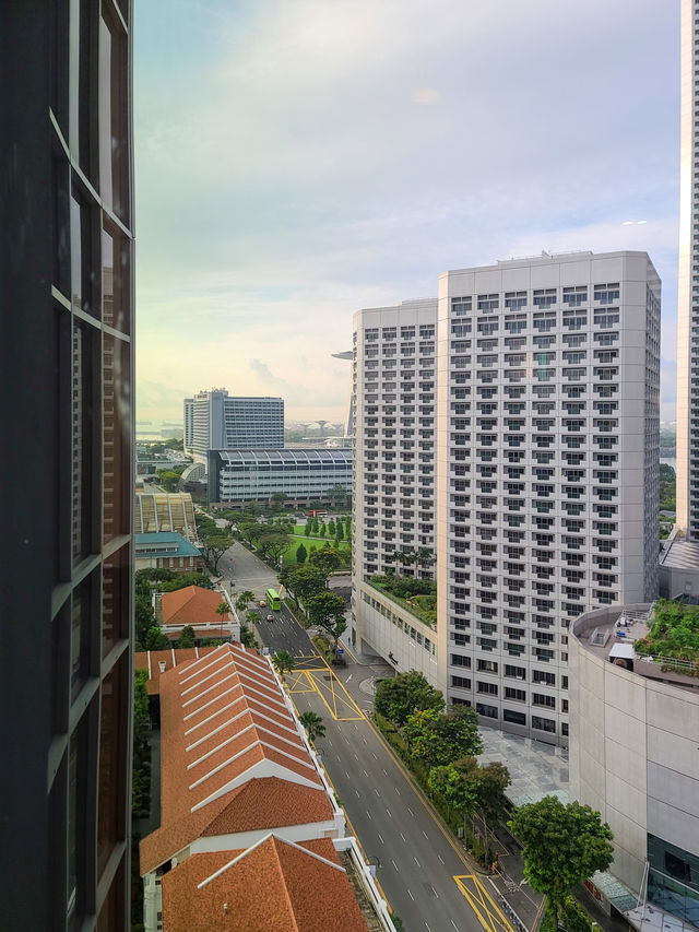 Carlton Hotel에서 바라본 마리나 베이의 환상적인 뷰