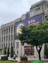 도심 속 잔디밭에서 느끼는 여유, 서울시청광장