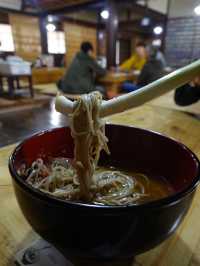 【大内宿】江戸時代にタイムスリップ！名物一本ネギ蕎麦🥢
