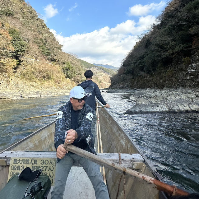 An Enchanting Winter Boat Ride Down the Hozugawa River!