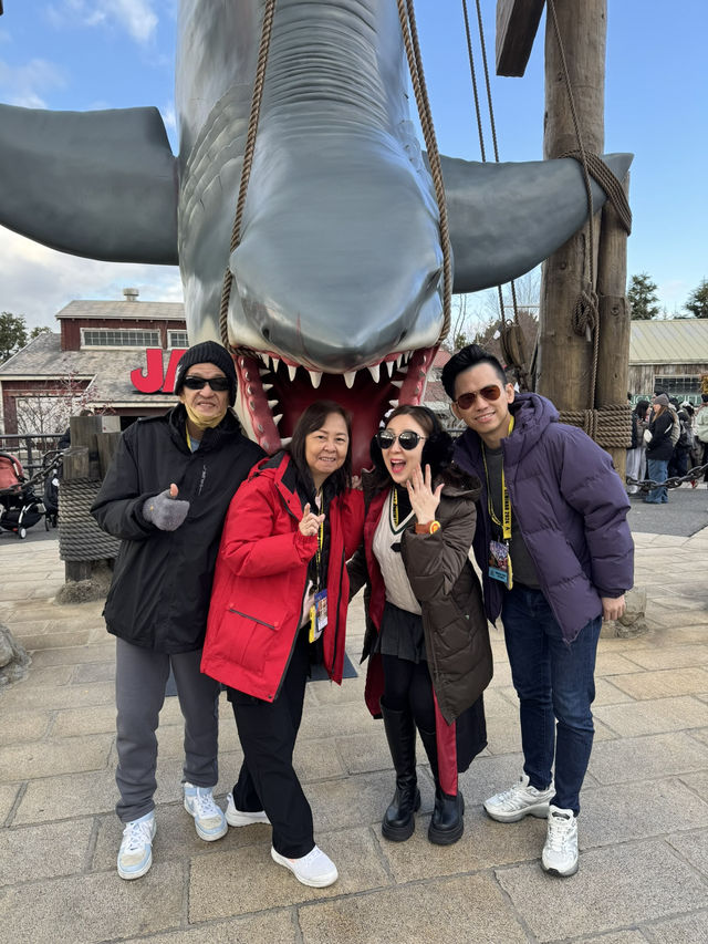 Fun family moment at Universal Studio Japan 