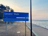 在Sandgate Foreshores Park漫步，享受浪漫時光 🌅❤️