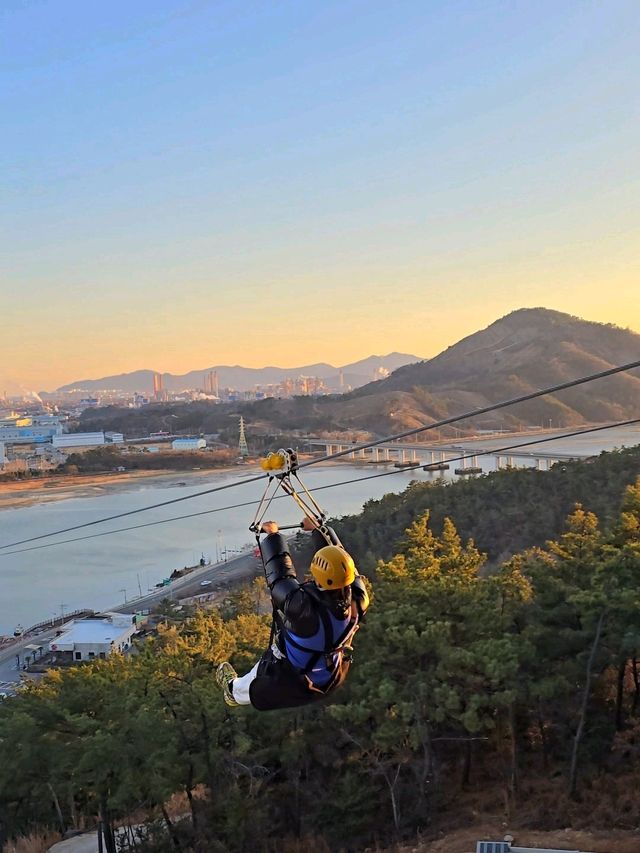섬진강을 날으는 짜릿한 광양 나들이💛