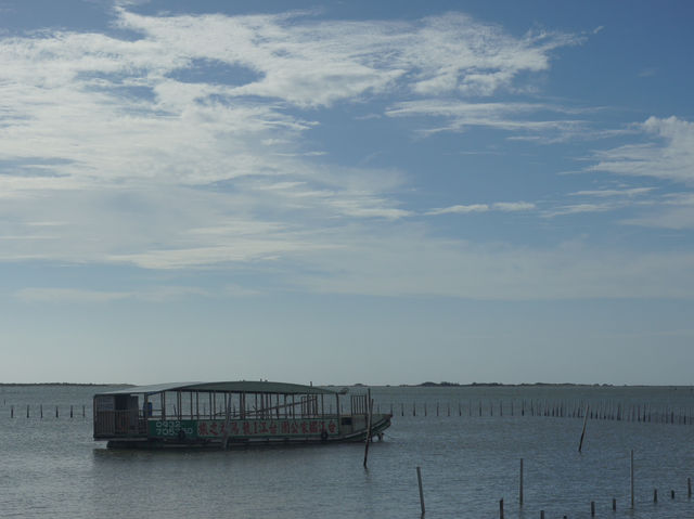 台南 六孔碼頭🌊 藍天碧海，心曠神怡！🏖️