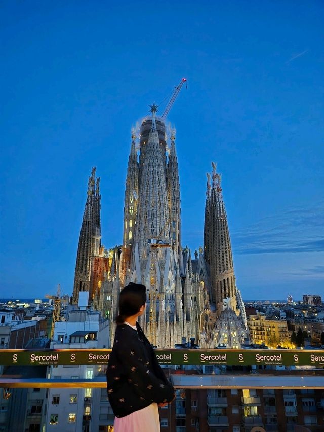🇪🇦사그라다 파밀리아가 한눈에! 루프탑 바 "아이레 호텔 로셀론"🇪🇦