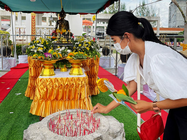 งานปิดทองฝังลูกนิมิตวัดบางบ่อ