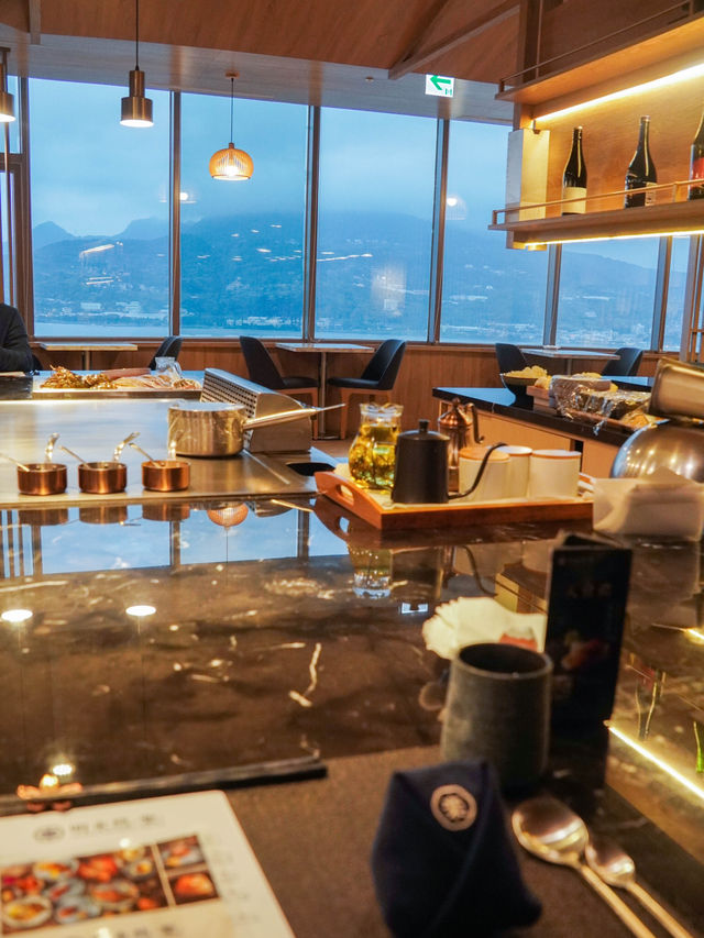 明水然·樂 淡水景觀店｜14道無菜單鐵板燒體驗