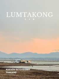 เขื่อนลำตะคอง วิวพระอาทิตย์ตกกับเบียร์เย็นๆ 
