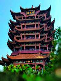 Exploring The Yellow Crane Tower, an iconic historical landmark in Wuhan, China. 