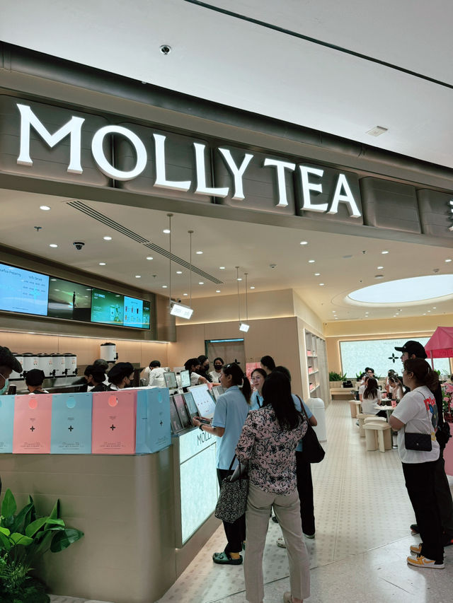 ร้านชาชื่ิอดัง Molly tea เปิดแล้วที่ปิ่นเกล้า