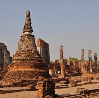 【Thailand】The ancient city of Ayutthaya, a UNESCO World Heritage Site.