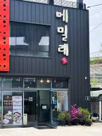 자가제면으로 뽑는 100% 메밀막국수🍜