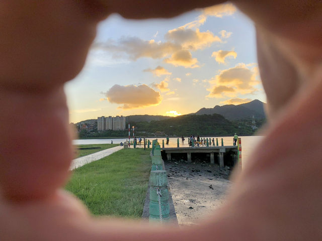社子島島頭公園｜台北市區的濕地秘境，270度河景與生態交響的完美融合 