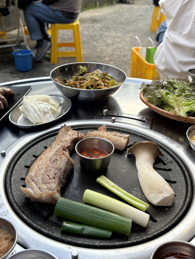 대구 야장 삼겹 맛집 [유창숯불]🔥