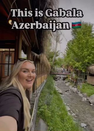 Poor women’s heaven 🤣🙂‍↔️ Gabala Azerbaijan trip 
